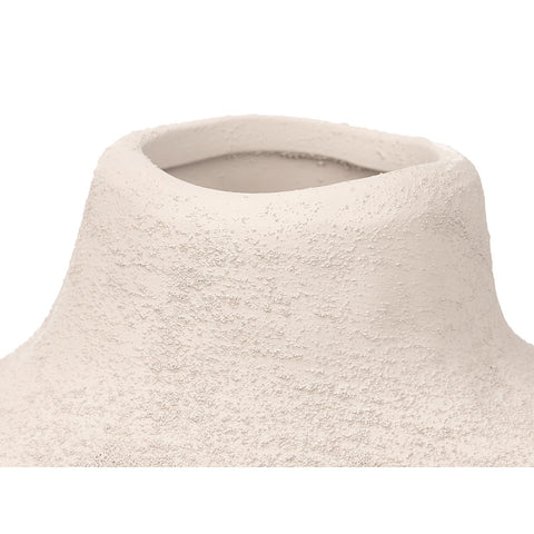 Jarrón Sahara Moderno Agujero Blanco 17cm