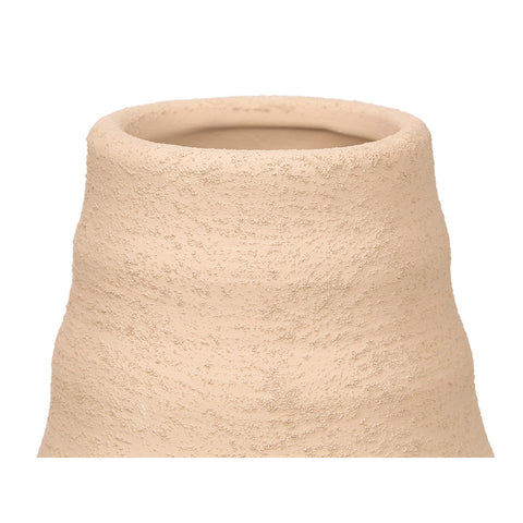 Jarrón Sahara Botella Rayas Tierra 26cm