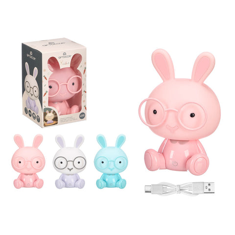 Lámpara Infantil Quitamiedos Conejo surtido 3 colores