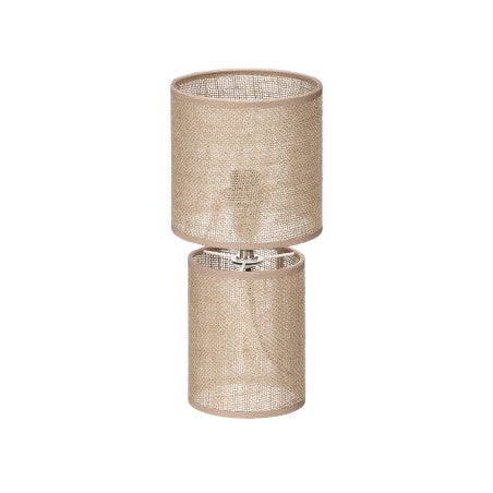 Lampara Sobremesa Trenzada Natural