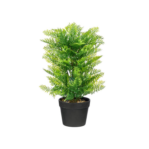 Maceta Planta Hoja Verde Piedra 48cm