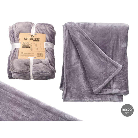 Manta Sedalina Gris Claro 180x220cm