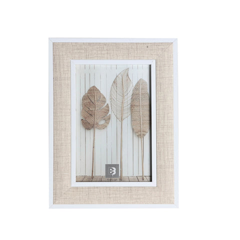 Portafotos 10x15cm Madera Cristal