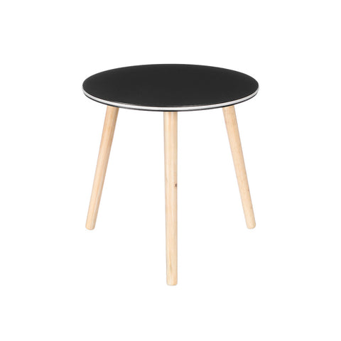 Mesa Auxiliar 40cm Led Negra