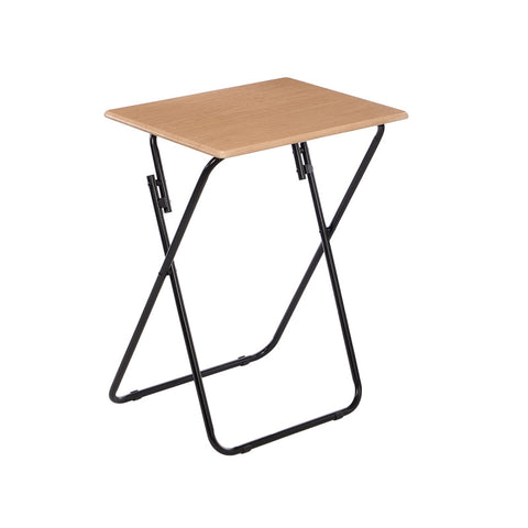 Mesa Plegable Natural Patas Negras 48x38x66cm
