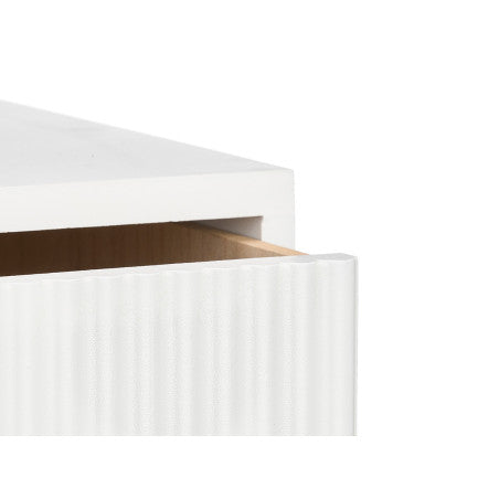 Mesita Auxiliar 1 Cajon Blanco