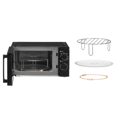 Microondas Grill 20 Litros 800W Negro Argón