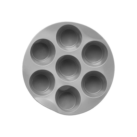 Molde Freidora de Aire Silicona 7 Compartimentos Gris