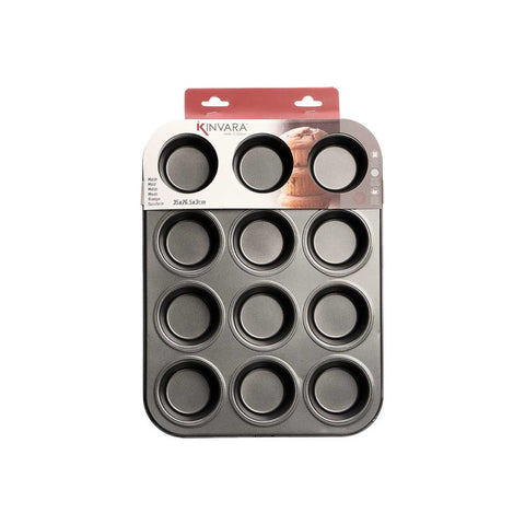 Molde Rectangular de Acero 12 Huecos Gris
