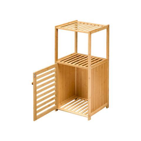 Mueble Puerta 2 Baldas Bambú