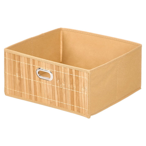 Organizador Cuadrado Bambú Beige 31x31cm