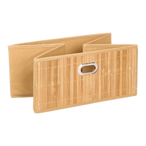 Organizador Cuadrado Bambú Beige 31x31cm