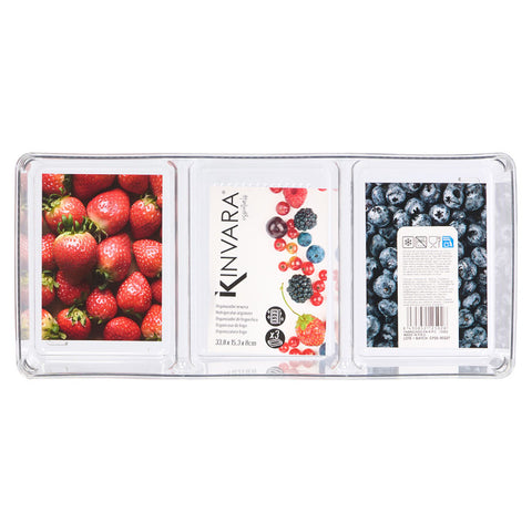 Organizador Nevera Triple 15,3x34x7,8cm