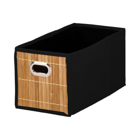 Organizador Rectangular Bambu Negro