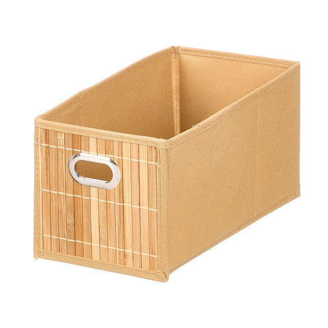 Organizador Rectangular Bambu Beige 31x15cm