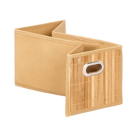 Organizador Rectangular Bambu Beige 31x15cm