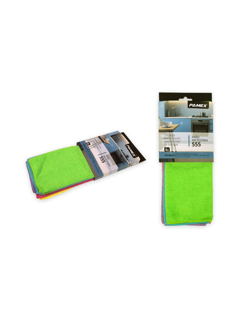 Set 5 Paños Microfibra Pamex