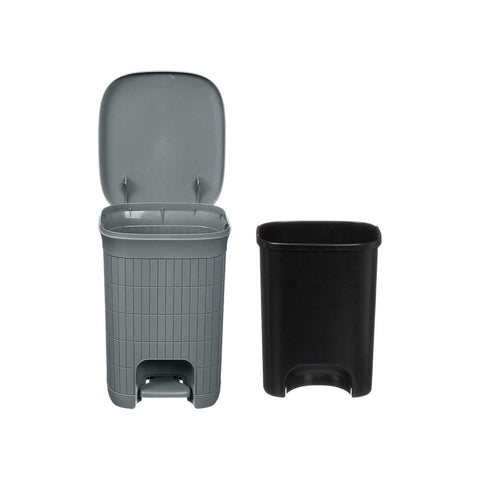 Papelera Domus Grande Gris Azulado 20L