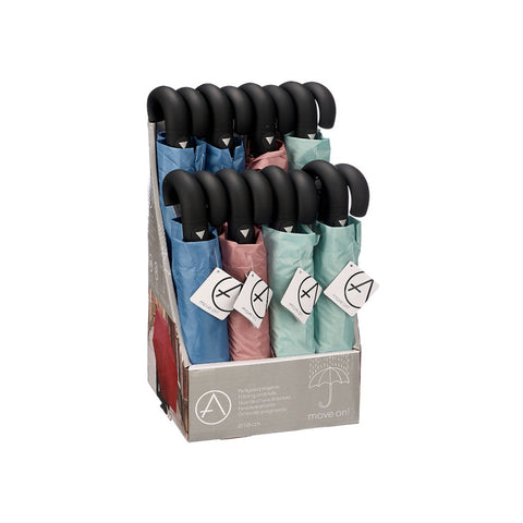 Paraguas Plegable Curvo Automático surtido colores pastel