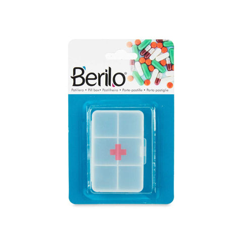 Pastillero Plástico 6 Huecos 24gr