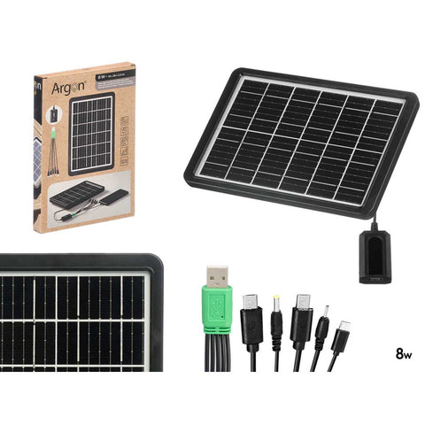 Cargador Placa Solar Portátil 8W USB