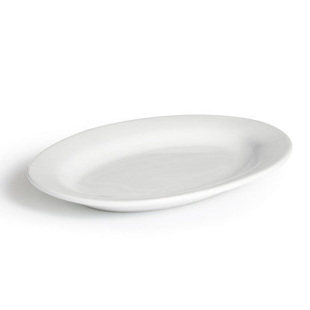 Plato Ovalado Blanco