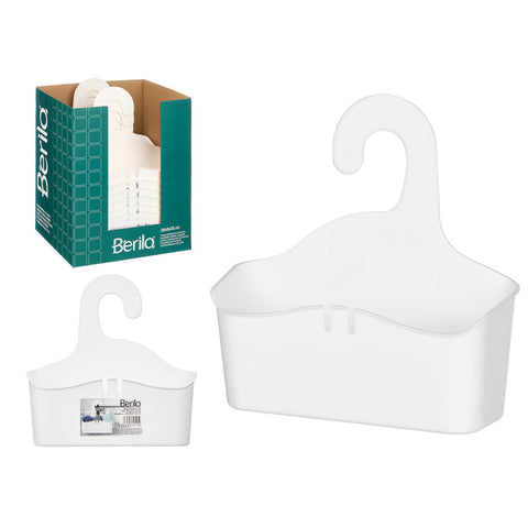 Portautensilios de Ducha Colgar Blanco