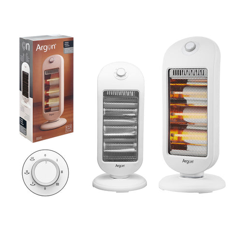 Radiador Halógeno 400W 800W 1200W Blanco Argón