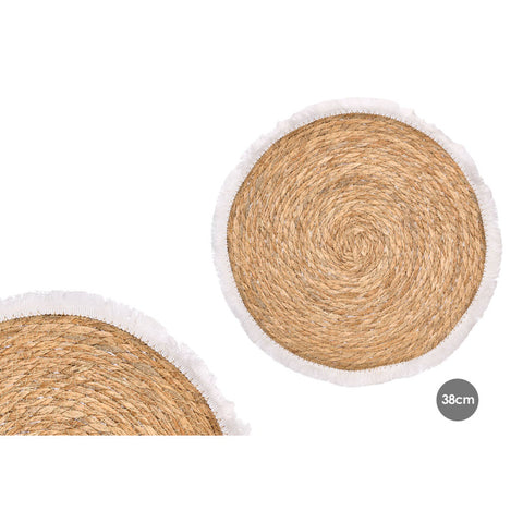 Salvamantel 38cm Flecos Blanco