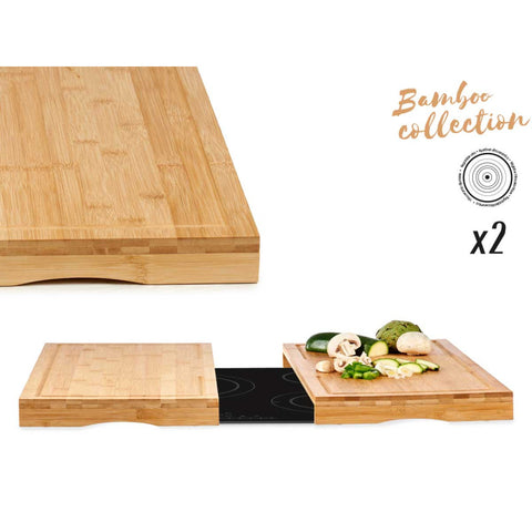 Set 2 Tablas Bambú Vitro Cocina 28cm