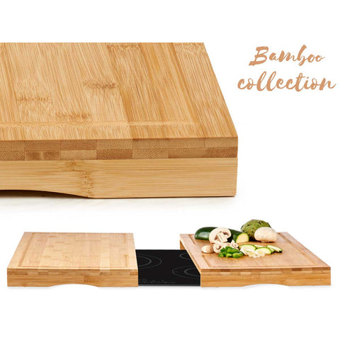 Set 2 Tablas Bambú Vitro Cocina 28cm