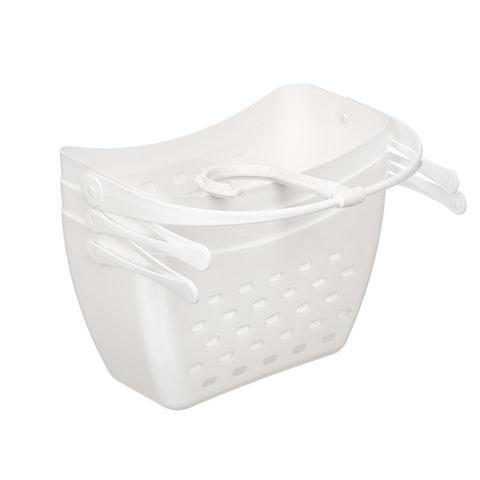 Set 3 Cestas Organizadoras Baño Colgar Blanca