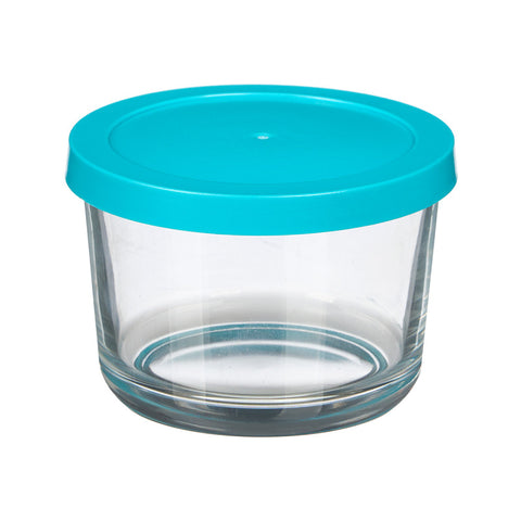 Set 3 Fiambreras Redondas Azul 200ml