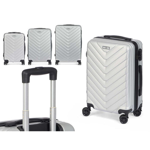 Set 3 Maletes Escama ABS Gris Clar marca Fielllar