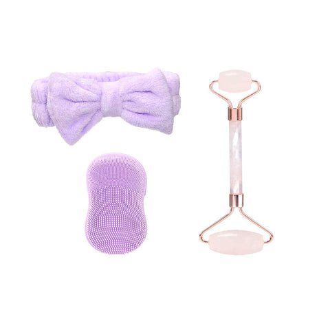 Set 3 Piezas Exfoliante Cara Rodillo Doble