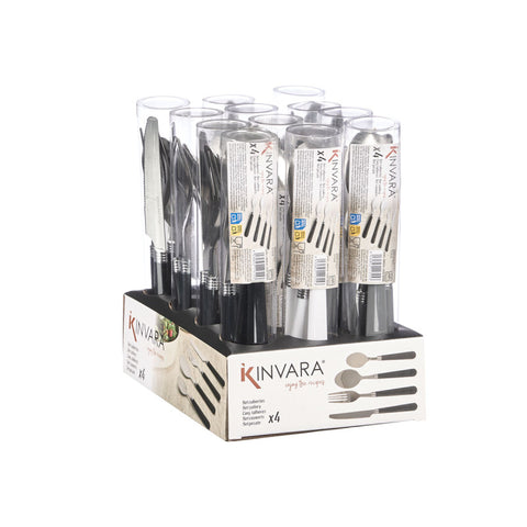 Set 4 Cubiertos surtido 3 Colores Neutros