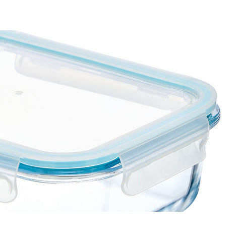 Set 4 Fiambreras Borosilicato Rectangulares