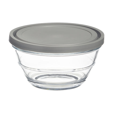 Set 5 Fiambreras Redondas Gris