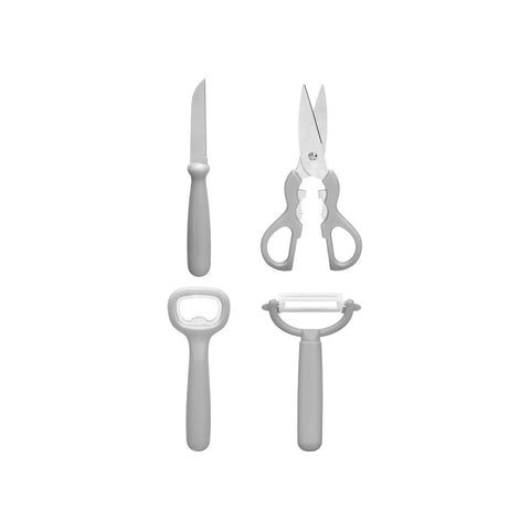 Set 5 Piezas Utensilios de Cocina Gris