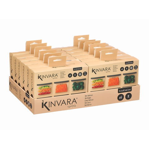 Set 6 Bolsas Peva 1000ml