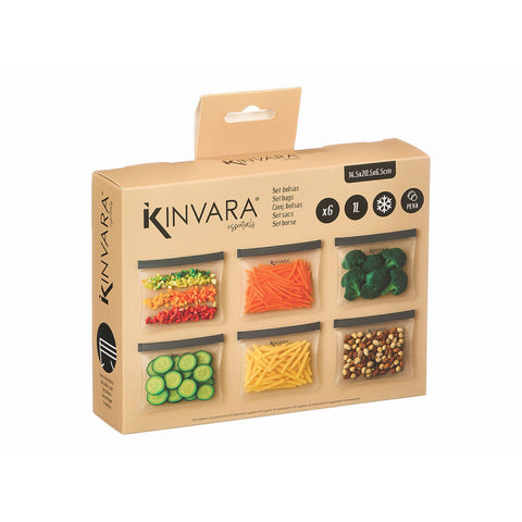 Set 6 Bolsas Peva 1000ml