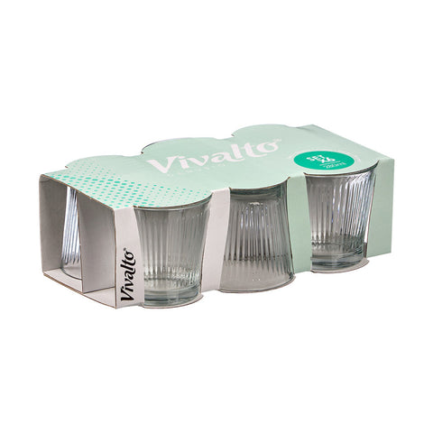 Set 6 Vasos Raya Vertical 280ml