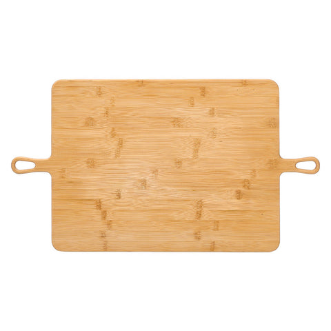 Tabla Servir 2 Asas Bambú Cuadrada 68,7x38,4x1,4cm