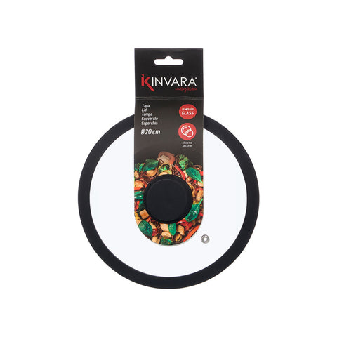 Tapa Cristal Silicona 20cm Diámetro