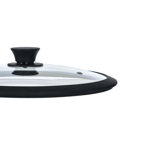 Tapa Cristal Silicona 28cm Diámetro