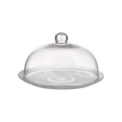 Tartera Vidrio con Tapa 30cm