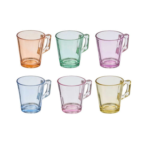 Pack 12 Tazas Café Colores 85ml