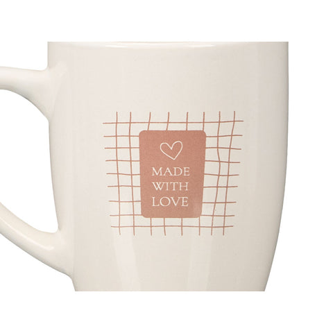 Taza Porcelana Love Smile 350ml