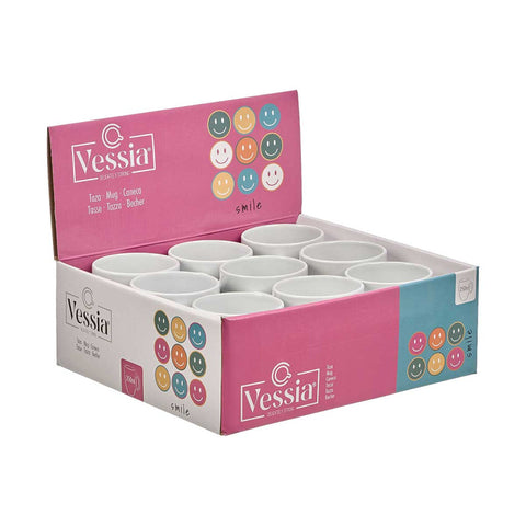 Taza Porcelana Smile 350ml
