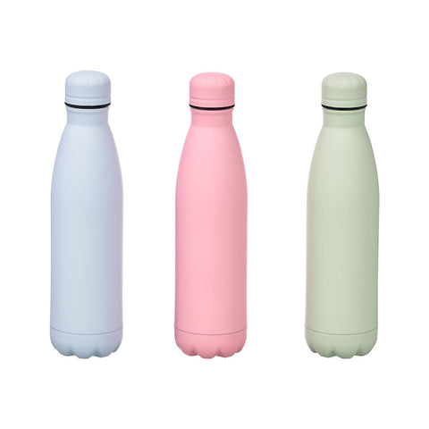 Termo Acero Inoxidable Botella 3 Colores 500ml